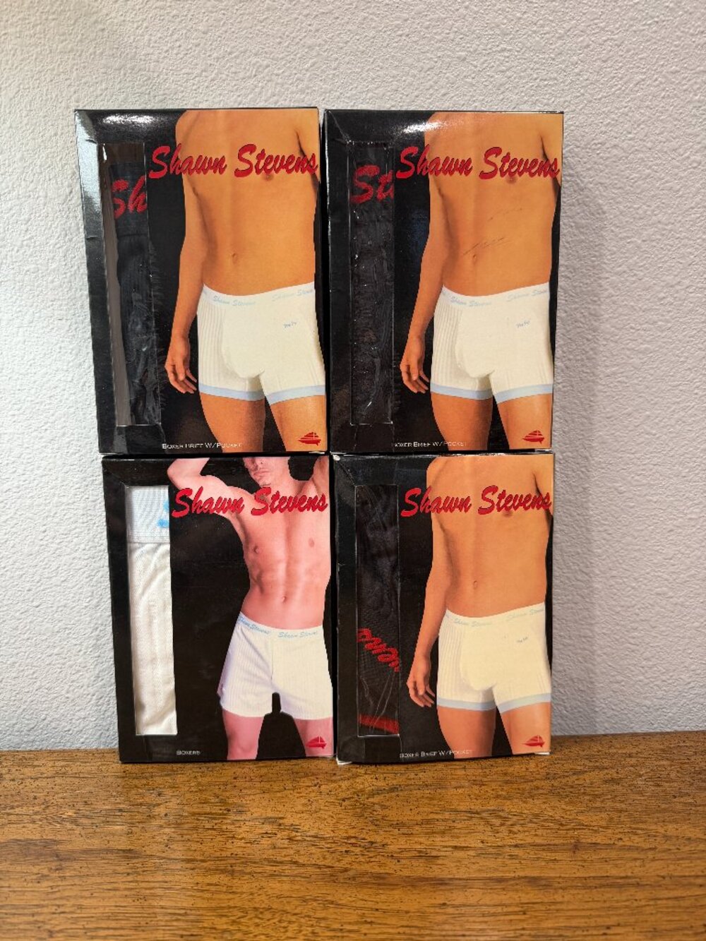 Vintage Shawn Stevens Men's Underwear Lot of 4 NIB Size Small